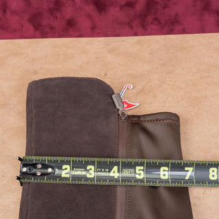 Blondo Women Valina Dark Brown Suede Waterproof Riding OTK Zip Boots sz 7