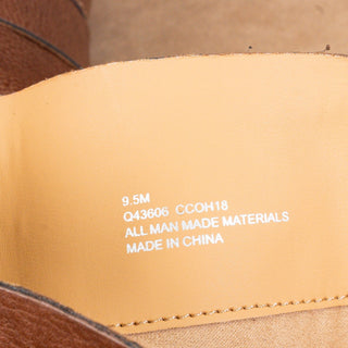 Korks Women Theresa Brown Vegan Leather Riding Wide Calf Knee Boots size 9.5