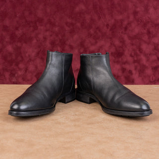 Aquatalia Wmn Nadie Black Leather Ankle Zip Narrow Dressy Fashion Boots size 7.5
