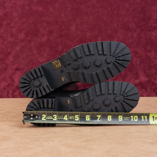 Stuart Weitzman Women 5050 Knee High Lug Black Leather Stretch Knee Boots sz 6.5