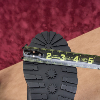 Stuart Weitzman Women 5050 Knee High Lug Black Leather Stretch Knee Boots sz 6.5