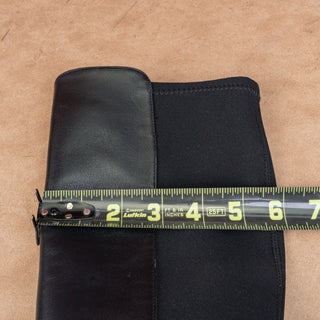 Stuart Weitzman Women 5050 Knee High Lug Black Leather Stretch Knee Boots sz 6.5