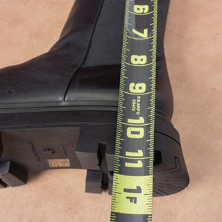 Stuart Weitzman Women Bedford Black Leather Platform Chelsea Ankle Boots sz 9