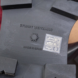 Stuart Weitzman Women Bedford Black Leather Platform Chelsea Ankle Boots sz 9