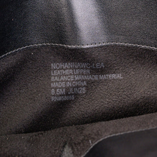 Nordstrom Women Hanna Black Leather Wide Calf Fashion Riding Knee Boots sz 8.5