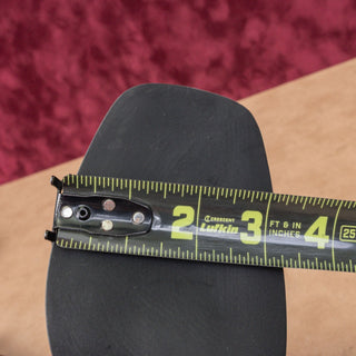 Jeffrey Campbell Women Maximal 90s Square Burgundy Patent Leather Boots sz 5.5