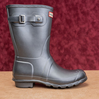 Hunter Women Original Short Nebula Rubber Wellies Festival Ankle Boots 9US EUR40