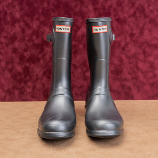 Hunter Women Original Short Nebula Rubber Wellies Festival Ankle Boots 9US EUR40
