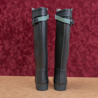 Hunter Wmn Original Tall Navy Blue Festival Wellies Rubber Rain Boots 5US EUR36