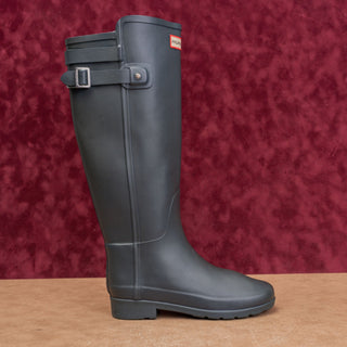 Hunter Wmn Original Tall Navy Blue Festival Wellies Rubber Rain Boots 5US EUR36