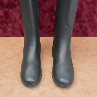 Hunter Wmn Original Tall Navy Blue Festival Wellies Rubber Rain Boots 5US EUR36