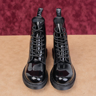 Dr Martens Women 1460 Mono Patent Leather Festival Party Boots 7US EUR38