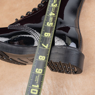 Dr Martens Women 1460 Mono Patent Leather Festival Party Boots 7US EUR38