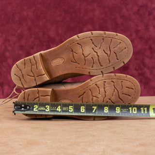 Sofft Wmn Sharnell Low Distress Beige Suede Waterproof Back Lace-up Boots sz 9.5