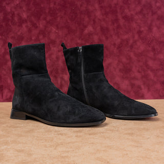 Who What Wear Women Raya Black Suede Dress Office Ankle Boots 8US