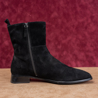 Who What Wear Women Raya Black Suede Dress Office Ankle Boots 8US