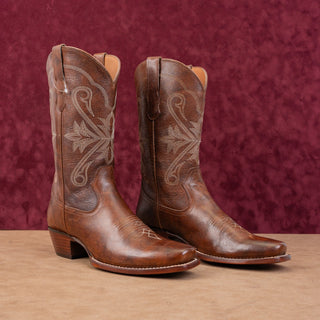 Idyllwind Women Buttercup Brown Leather Western Cowboy Square Toe Boots sz 10