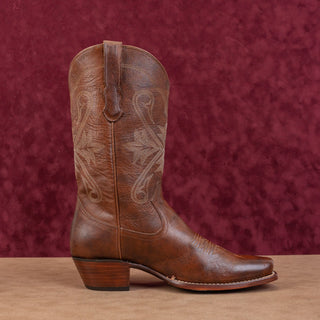 Idyllwind Women Buttercup Brown Leather Western Cowboy Square Toe Boots sz 10