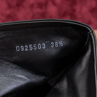 AGL Women Back Zip Black Leather High Top Ankle Boots size 8.5US EUR 38.5