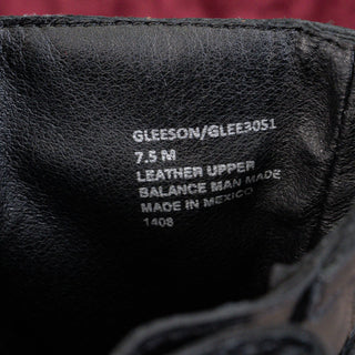 Steve Madden Women Glee Black Leather Moto Biker Strap Ankle Boots sz 7.5