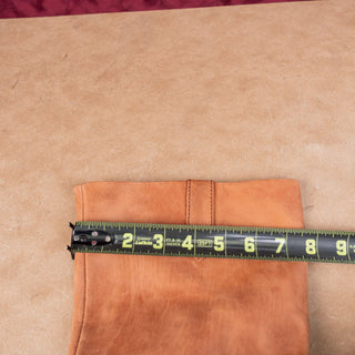 Born Women Shaunie Brown Leather Wide Calf Comfortable Farm Riding Knee Boots 8
