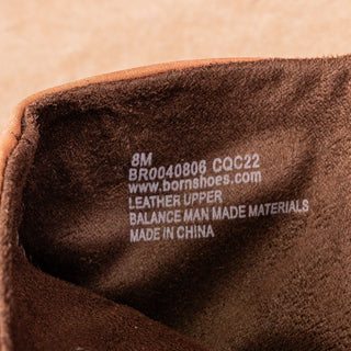 Born Women Shaunie Brown Leather Wide Calf Comfortable Farm Riding Knee Boots 8