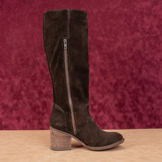 Born Women Thea Western Cowboy Zup Brown Suede Knee Boots sz 8US EUR38