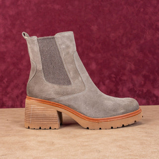 Sofft Women Jordie Taupe Leather Heel Waterproof Chelsea Ankle Boots sz 11