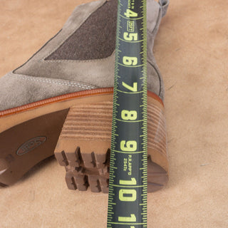 Sofft Women Jordie Taupe Leather Heel Waterproof Chelsea Ankle Boots sz 11