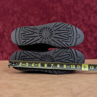 UGG Women Cory Black Suede Slim Shearing lined Ankle Boots sz 12US EUR43