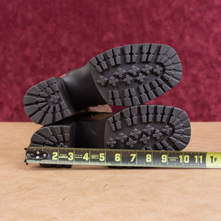 Steve Madden Wmn Deegan Brown Suede Platform Retro Fashion Knee Boots Sz 9.5