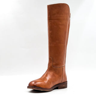 Free People Women  Cognac Leather Riding Equestrian Strap Boots 6.5US EUR 37.5