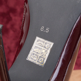 Jeffrey Campbell Women Push Faux Patent Leather Fashion OTK Pointy Boots sz 6.5