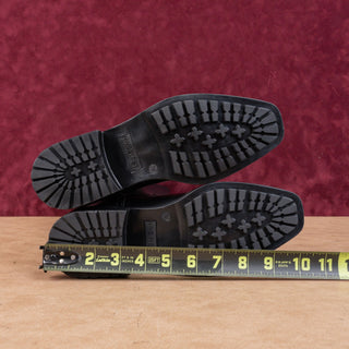 Nine West Women Cindy Black Vegan Leather Riding Equestrian Knee Boots sz 7