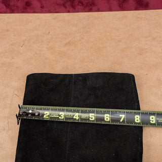 Nine West Women Richie Black Suede Wide Calf Pointy Toe Knee Boots sz 7.5