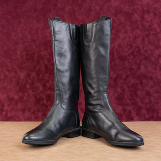 Sam Edelman Women Penny Riding Equestrian Tall Black Leather Boots size 8.5