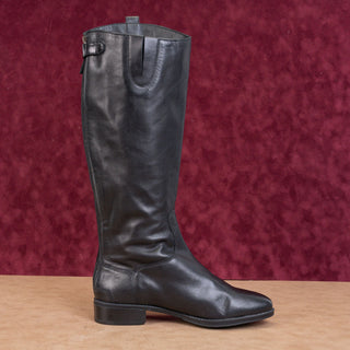 Sam Edelman Women Penny Riding Equestrian Tall Black Leather Boots size 8.5