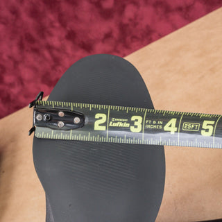 Steve Madden Women Nohanna Wide Calf Black Fashion Zip Leather Knee Boots Sz 7