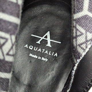Aquatalia Women Reiss Dark Grey Fine Suede Dressy Zip Boots size 7