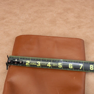 Marc Fisher Women Dreeam Brown Leather Block Heel Square Toe Tall Boots sz 9.5