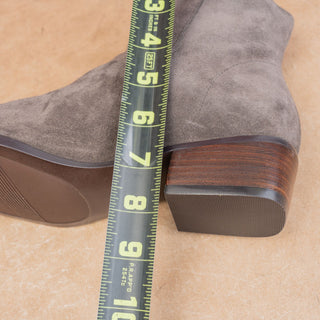 Naturalizer Women Henry Brown Suede Zip Dress Office Ankle Boots Sz 8.5