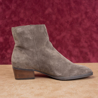 Naturalizer Women Henry Brown Suede Zip Dress Office Ankle Boots Sz 8.5
