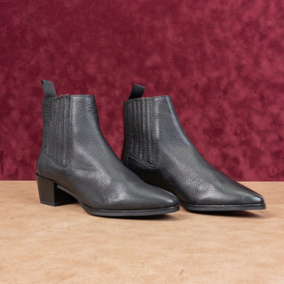 rag&bone Women Rover Chelsea Black Leather Western Ankle Boots sz 6US EUR36.5