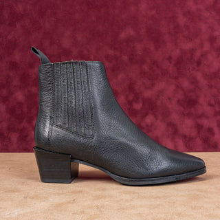 rag&bone Women Rover Chelsea Black Leather Western Ankle Boots sz 6US EUR36.5