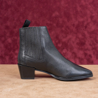 rag&bone Women Rover Chelsea Black Leather Western Ankle Boots sz 6US EUR36.5