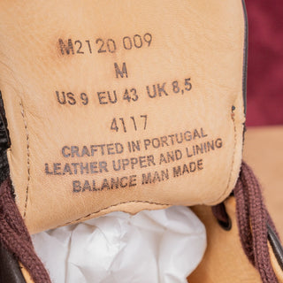 Samuel Hubbard Men Chukka Re-boot Brown Lace-up Vibram Dress Boots sz 9
