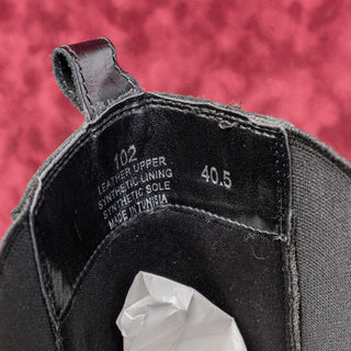Kurt Geiger London Women Stint Black Leather Slip-on Chelsea Boots 10US EUR 40.5