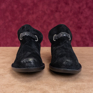 Born Women Nolina Black Leather Comfort Boots size 7.5M