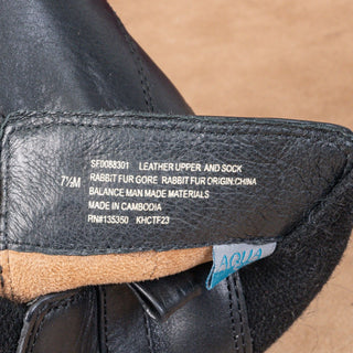 Sofft Women Jordie Black Leather Heel Waterproof Chelsea Ankle Boots sz 7.5