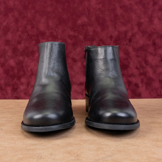 David Tate Women Lago Wide Width Black Leather Ankle Dress Boots Size 12